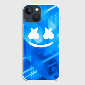 Чехол для iPhone 13 mini с принтом MARSHMELLO в Кировске,  |  | christopher comstock | dj | marshmello | music | диджей | клубная музыка | клубняк | крис комсток | маршмеллоу | музыка