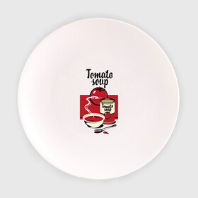 Тарелка 3D с принтом Томатный суп в Кировске, фарфор | диаметр - 210 мм
диаметр для нанесения принта - 120 мм | flat | food | poster | retro | soup | spoon | steam | tomato | еда | ложка | пар | плакат | помидор | ретро | суп | тарелка