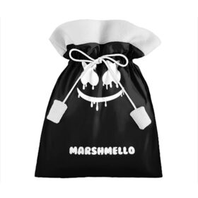 Подарочный 3D мешок с принтом РЮКЗАК MARSHMELLO в Кировске, 100% полиэстер | Размер: 29*39 см | marshmello | диджей | клуб | клубная музыка | маршмеллоу | маршмело | маршмэлло | маршмэллоу | маршмэло | музыка | электронная