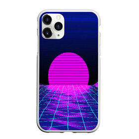 Чехол для iPhone 11 Pro Max матовый с принтом RETRO SUNRISE в Кировске, Силикон |  | bright | colorful | cool | disco | music | music lover | retro | speaker | tape recorder | technique | vintage | винтаж | динамик | диско | магнитофон | меломан | музыка | неон | разноцветный | ретро | техника