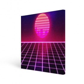 Холст квадратный с принтом DISCO SUNRISE в Кировске, 100% ПВХ |  | bright | colorful | cool | disco | music | music lover | retro | speaker | tape recorder | technique | vintage | винтаж | динамик | диско | магнитофон | меломан | музыка | неон | разноцветный | ретро | техника