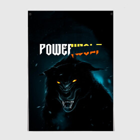 Постер с принтом Powerwolf в Кировске, 100% бумага
 | бумага, плотность 150 мг. Матовая, но за счет высокого коэффициента гладкости имеет небольшой блеск и дает на свету блики, но в отличии от глянцевой бумаги не покрыта лаком | metal | powerwolf | пауэр метал | хэви метал