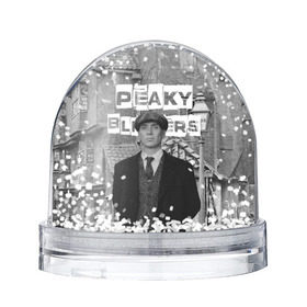 Снежный шар с принтом Peaky Blinders в Кировске, Пластик | Изображение внутри шара печатается на глянцевой фотобумаге с двух сторон | peaky blinders | острые козырьки | сериал