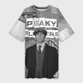 Платье-футболка 3D с принтом Peaky Blinders в Кировске,  |  | peaky blinders | острые козырьки | сериал