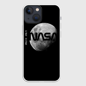 Чехол для iPhone 13 mini с принтом Nasa Apollo 16 в Кировске,  |  | apollo 16 | apolo 16 | nasa | аполлон 16 | аполон 16 | наса | насса