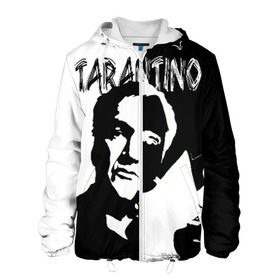 Мужская куртка 3D с принтом Tarantino в Кировске, ткань верха — 100% полиэстер, подклад — флис | прямой крой, подол и капюшон оформлены резинкой с фиксаторами, два кармана без застежек по бокам, один большой потайной карман на груди. Карман на груди застегивается на липучку | Тематика изображения на принте: quentin tarantino | квентин тарантино