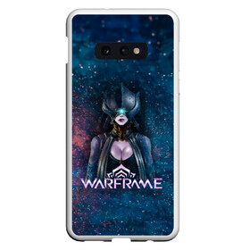 Чехол для Samsung S10E с принтом Warframe в Кировске, Силикон | Область печати: задняя сторона чехла, без боковых панелей | digital extremes | excalibur | nyx | saryn | space | warframe | варфрэйм | космос | шутер