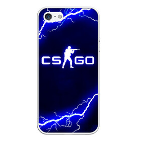 Чехол для iPhone 5/5S матовый с принтом CS GO LIGHTNING STYLE в Кировске, Силикон | Область печати: задняя сторона чехла, без боковых панелей | astralis | awp | counter strike | cs go | cs go global offensive | faze clan | hyper beast | team liquid | thunder | астралис | молнии | тим ликвид | фейз клан | хайпер бист | шторм