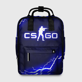 Женский рюкзак 3D с принтом CS GO LIGHTNING STYLE в Кировске, 100% полиэстер | лямки с регулируемой длиной, сверху ручки, чтобы рюкзак нести как сумку. Основное отделение закрывается на молнию, как и внешний карман. Внутри два дополнительных кармана, один из которых закрывается на молнию. По бокам два дополнительных кармашка, куда поместится маленькая бутылочка
 | Тематика изображения на принте: astralis | awp | counter strike | cs go | cs go global offensive | faze clan | hyper beast | team liquid | thunder | астралис | молнии | тим ликвид | фейз клан | хайпер бист | шторм