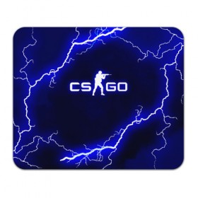 Коврик для мышки прямоугольный с принтом CS GO LIGHTNING STYLE в Кировске, натуральный каучук | размер 230 х 185 мм; запечатка лицевой стороны | astralis | awp | counter strike | cs go | cs go global offensive | faze clan | hyper beast | team liquid | thunder | астралис | молнии | тим ликвид | фейз клан | хайпер бист | шторм