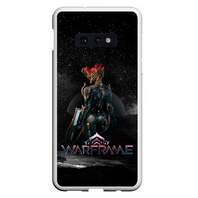 Чехол для Samsung S10E с принтом Warframe в Кировске, Силикон | Область печати: задняя сторона чехла, без боковых панелей | digital extremes | excalibur | nyx | saryn | space | warframe | варфрэйм | космос | шутер