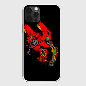 Чехол для iPhone 12 Pro с принтом EVANGELION 02 в Кировске, силикон | область печати: задняя сторона чехла, без боковых панелей | angel | eva | evangelion | neon genesis evangelion | nerv | аска лэнгли сорью | ева | евангелион | мисато кацураги | рей аянами | синдзи