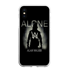 Чехол для iPhone XS Max матовый с принтом Alan Walker в Кировске, Силикон | Область печати: задняя сторона чехла, без боковых панелей | alan | alone | darkside | different | dj | faded | house | k 391 | live | music | olav | remix | techno | walker | walkers | walkzz | world | алан | диджей | техно | уокер