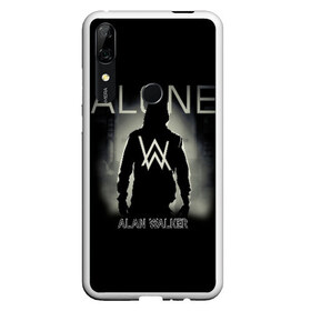 Чехол для Honor P Smart Z с принтом Alan Walker в Кировске, Силикон | Область печати: задняя сторона чехла, без боковых панелей | Тематика изображения на принте: alan | alone | darkside | different | dj | faded | house | k 391 | live | music | olav | remix | techno | walker | walkers | walkzz | world | алан | диджей | техно | уокер