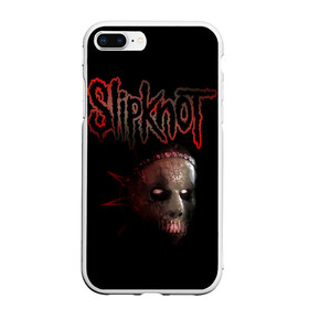 Чехол для iPhone 7Plus/8 Plus матовый с принтом Slipknot Jay в Кировске, Силикон | Область печати: задняя сторона чехла, без боковых панелей | band | creepy | drum | drummer | jay | mask | metal | rock | scary | slipknot | слипкнот