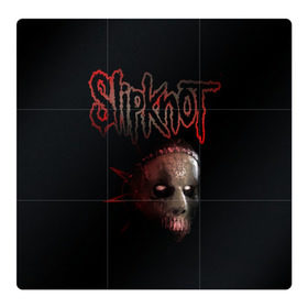 Магнитный плакат 3Х3 с принтом Slipknot Jay в Кировске, Полимерный материал с магнитным слоем | 9 деталей размером 9*9 см | band | creepy | drum | drummer | jay | mask | metal | rock | scary | slipknot | слипкнот