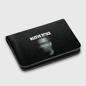 Картхолдер с принтом с принтом Massive Attack в Кировске, натуральная матовая кожа | размер 7,3 х 10 см; кардхолдер имеет 4 кармана для карт; | грант маршалл | роберт дель ная | трип хоп