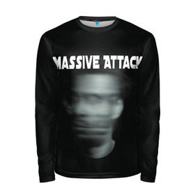 Мужской лонгслив 3D с принтом Massive Attack в Кировске, 100% полиэстер | длинные рукава, круглый вырез горловины, полуприлегающий силуэт | грант маршалл | роберт дель ная | трип хоп