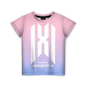 Детская футболка 3D с принтом Monsta X в Кировске, 100% гипоаллергенный полиэфир | прямой крой, круглый вырез горловины, длина до линии бедер, чуть спущенное плечо, ткань немного тянется | hyungwon | i.m | jooheon | k pop | kihyun | kpop | minhyuk | monbebe | monsta x | shownu | wonho | к поп | монста икс