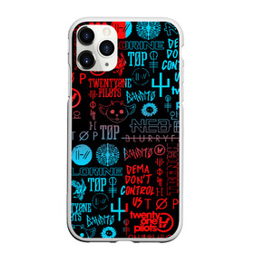 Чехол для iPhone 11 Pro матовый с принтом TWENTY ONE PILOTS в Кировске, Силикон |  | 21 pilots | 21p | bandito | blurryface | chlorine | joshua | ned | top | trench | twenty one pilots | tyler | бандито | нэд | тренч