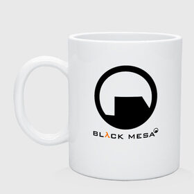 Кружка с принтом HALF-LIFE BLACK MESA в Кировске, керамика | объем — 330 мл, диаметр — 80 мм. Принт наносится на бока кружки, можно сделать два разных изображения | Тематика изображения на принте: 