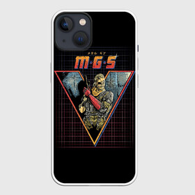 Чехол для iPhone 13 с принтом METAL GEAR в Кировске,  |  | big boss | gear | hideo kojima | konami | metal | mgs | mgs5 | raiden | snake | solid | большой босс | конами | мгс | металл | райден | снейка | твердый | хидео кодзима | шестерни