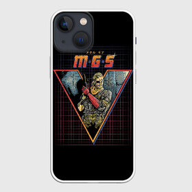 Чехол для iPhone 13 mini с принтом METAL GEAR в Кировске,  |  | big boss | gear | hideo kojima | konami | metal | mgs | mgs5 | raiden | snake | solid | большой босс | конами | мгс | металл | райден | снейка | твердый | хидео кодзима | шестерни