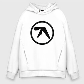 Мужское худи Oversize хлопок с принтом Aphex Twin в Кировске, френч-терри — 70% хлопок, 30% полиэстер. Мягкий теплый начес внутри —100% хлопок | боковые карманы, эластичные манжеты и нижняя кромка, капюшон на магнитной кнопке | Тематика изображения на принте: intelligent dance music | драм энд бэйс | ричард дэвид джеймс | техно | эйсид | эмбиент