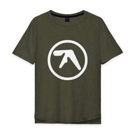 Мужская футболка хлопок Oversize с принтом Aphex Twin в Кировске, 100% хлопок | свободный крой, круглый ворот, “спинка” длиннее передней части | intelligent dance music | драм энд бэйс | ричард дэвид джеймс | техно | эйсид | эмбиент