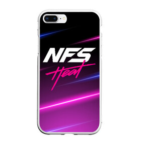 Чехол для iPhone 7Plus/8 Plus матовый с принтом NFS Heat (NEON) в Кировске, Силикон | Область печати: задняя сторона чехла, без боковых панелей | Тематика изображения на принте: 2019 | auto | for | game | games | heat | logo | need | neon | nfs | racing | speed | symbol | tuning | авто | гонки | жажда | жара | игра | игры | лого | логотип | неон | нфс | символ | скорости | тепло | тюнинг | хеат | хит | хот