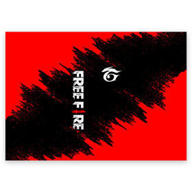 Поздравительная открытка с принтом GARENA FREE FIRE в Кировске, 100% бумага | плотность бумаги 280 г/м2, матовая, на обратной стороне линовка и место для марки
 | free fire | garena | garena free fire | гарена | гарена фри фаер | фри фаер