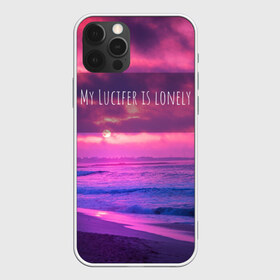 Чехол для iPhone 12 Pro Max с принтом My Lucifer is lonely в Кировске, Силикон |  | bad guy | billie eilish | билли айлиш | эйлиш