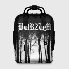 Женский рюкзак 3D с принтом Burzum в Кировске, 100% полиэстер | лямки с регулируемой длиной, сверху ручки, чтобы рюкзак нести как сумку. Основное отделение закрывается на молнию, как и внешний карман. Внутри два дополнительных кармана, один из которых закрывается на молнию. По бокам два дополнительных кармашка, куда поместится маленькая бутылочка
 | burzum | ghotic | варг викернес | мрак | тьма