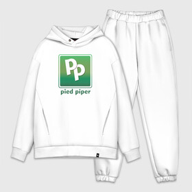 Мужской костюм хлопок OVERSIZE с принтом Pied Piper в Кировске,  |  | company | geek | logo | nerd | pied | piper | series | silicon valley | uniform | ботаники | вымышленная компания | гики | компания | логотип | пегий дудочник | программисты | сериал | силиконовая долина | форма