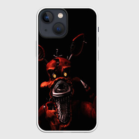 Чехол для iPhone 13 mini с принтом FIVE NIGHTS AT FREDDYS в Кировске,  |  | 5 ночей с фредди | animation | bonnie | chica | five nights at freddys | fnaf | foxy | freddy | funny | horror | scary | бонни | майк | пять | ужас | фнаф | фокси | фредди | чика | шмидт