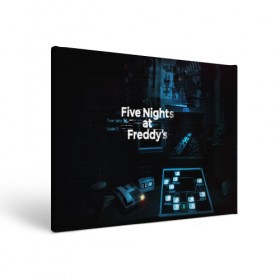 Холст прямоугольный с принтом FIVE NIGHTS AT FREDDYS в Кировске, 100% ПВХ |  | 5 ночей с фредди | animation | bonnie | chica | five nights at freddys | fnaf | foxy | freddy | funny | horror | scary | бонни | майк | пять | ужас | фнаф | фокси | фредди | чика | шмидт