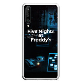 Чехол для Honor P30 с принтом FIVE NIGHTS AT FREDDYS в Кировске, Силикон | Область печати: задняя сторона чехла, без боковых панелей | 5 ночей с фредди | animation | bonnie | chica | five nights at freddys | fnaf | foxy | freddy | funny | horror | scary | бонни | майк | пять | ужас | фнаф | фокси | фредди | чика | шмидт