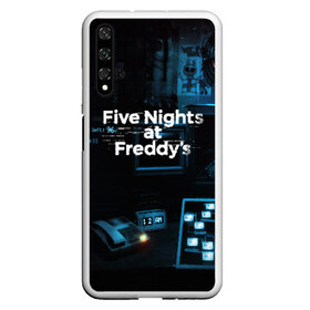 Чехол для Honor 20 с принтом FIVE NIGHTS AT FREDDYS в Кировске, Силикон | Область печати: задняя сторона чехла, без боковых панелей | 5 ночей с фредди | animation | bonnie | chica | five nights at freddys | fnaf | foxy | freddy | funny | horror | scary | бонни | майк | пять | ужас | фнаф | фокси | фредди | чика | шмидт