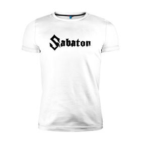 Мужская футболка хлопок Slim с принтом Sabaton в Кировске, 92% хлопок, 8% лайкра | приталенный силуэт, круглый вырез ворота, длина до линии бедра, короткий рукав | battle metal | primo victoria | sabaton | the art of war | the great war | группа | йоаким броден | латный ботинок | метал | пауэр | рыцарские доспехи | сабатон | собатон | хэви