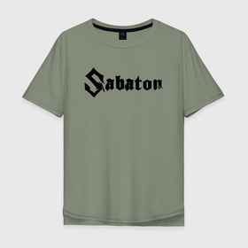 Мужская футболка хлопок Oversize с принтом Sabaton в Кировске, 100% хлопок | свободный крой, круглый ворот, “спинка” длиннее передней части | battle metal | primo victoria | sabaton | the art of war | the great war | группа | йоаким броден | латный ботинок | метал | пауэр | рыцарские доспехи | сабатон | собатон | хэви