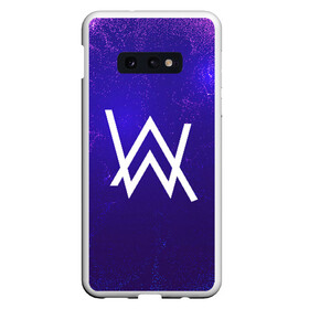 Чехол для Samsung S10E с принтом ALAN WALKER в Кировске, Силикон | Область печати: задняя сторона чехла, без боковых панелей | alan walker | aw | electro | electro music | music | алан уокер | музыка | музыкант | электро | электронная музыка