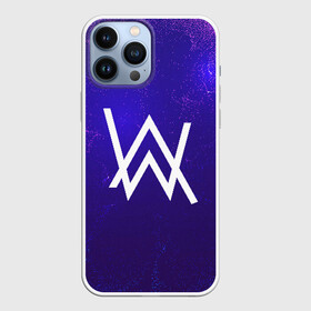 Чехол для iPhone 13 Pro Max с принтом ALAN WALKER в Кировске,  |  | Тематика изображения на принте: alan walker | aw | electro | electro music | music | алан уокер | музыка | музыкант | электро | электронная музыка