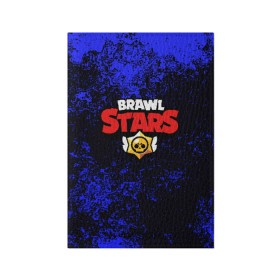 Обложка для паспорта матовая кожа с принтом BRAWL STARS в Кировске, натуральная матовая кожа | размер 19,3 х 13,7 см; прозрачные пластиковые крепления | brawl stars | bull | colt | leon | stars | берли | бо | брок | ворон | джесси | динамайк | дэррил | кольт | леон | мортис | нита | пайпер | пенни | поко | пэм | рикошет | спайк | тара | фрэнк | шелли | эль примо