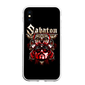 Чехол для iPhone XS Max матовый с принтом Sabaton в Кировске, Силикон | Область печати: задняя сторона чехла, без боковых панелей | battle metal | primo victoria | sabaton | the art of war | the great war | группа | йоаким броден | латный ботинок | метал | пауэр | рыцарские доспехи | сабатон | собатон | хэви