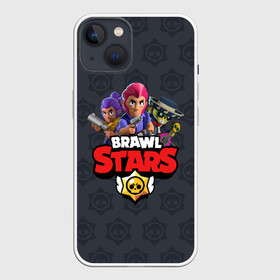 Чехол для iPhone 13 с принтом BRAWL STARS в Кировске,  |  | brawl stars | bull | colt | leon | stars | берли | бо | брок | ворон | джесси | динамайк | дэррил | кольт | леон | мортис | нита | пайпер | пенни | поко | пэм | рикошет | спайк | тара | фрэнк | шелли | эль примо