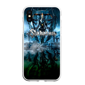 Чехол для iPhone XS Max матовый с принтом Sabaton в Кировске, Силикон | Область печати: задняя сторона чехла, без боковых панелей | battle metal | primo victoria | sabaton | the art of war | the great war | группа | йоаким броден | латный ботинок | метал | пауэр | рыцарские доспехи | сабатон | собатон | хэви