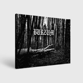 Холст прямоугольный с принтом Burzum в Кировске, 100% ПВХ |  | burzum | ghotic | варг викернес | мрак | тьма