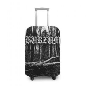 Чехол для чемодана 3D с принтом Burzum в Кировске, 86% полиэфир, 14% спандекс | двустороннее нанесение принта, прорези для ручек и колес | burzum | ghotic | варг викернес | мрак | тьма