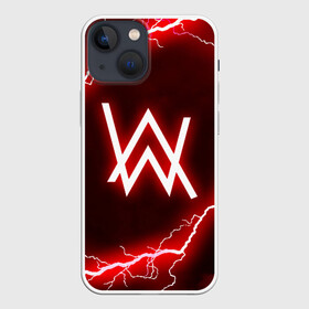 Чехол для iPhone 13 mini с принтом ALAN WALKER в Кировске,  |  | Тематика изображения на принте: alan walker | aw | electro | electro music | music | алан уокер | музыка | музыкант | электро | электронная музыка