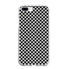 Чехол для iPhone 7Plus/8 Plus матовый с принтом Checkerboard Color в Кировске, Силикон | Область печати: задняя сторона чехла, без боковых панелей | Тематика изображения на принте: checkerboard | gradient | бойчик | в клетку | в клеточку | градиент | клетка | музыка | орнамент | френдзона | шахматная доска | шашки